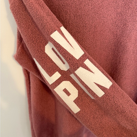 PINK Victoria's Secret Dusty Rose Knit Top - Picture 4 of 6